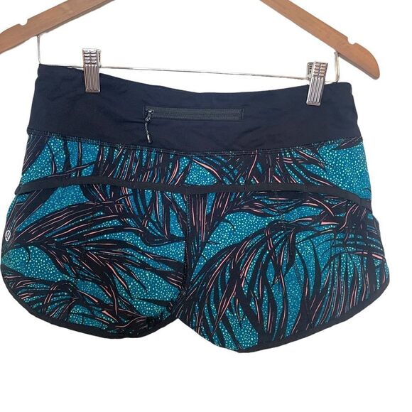 𝅺LULULEMON Speed Shorts-Tofino Lace Palm - Picture 7 of 10